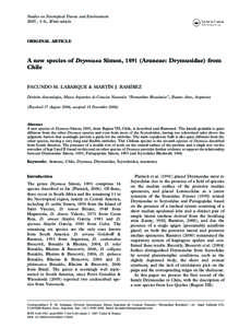 Studies on Neotropical Fauna and Environment 2007, 1–6, iFirst article