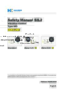 Safety Manual SIL2 Vibration Control Type 663 Standard