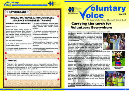 The Magazine for the Voluntary & Community Sector in Gwent  GW WENT S S O C I AT I O N O F AS