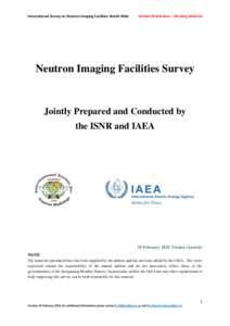 Neutron Imaging Facilities Survey
