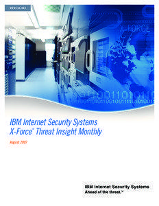 w w w. i s s . n e t  IBM Internet Security Systems