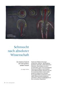 1  Rudolf Steiner: Wandtafelzeichnung zum Vortrag vom 30. Juni 1924.* Sehnsucht nach absoluter