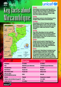 Key facts about  Mozambique Fact one