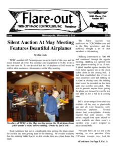 June  Minneapolis, Minnesota U.S.A. Silent Auction At May Meeting Features Beautiful Airplanes