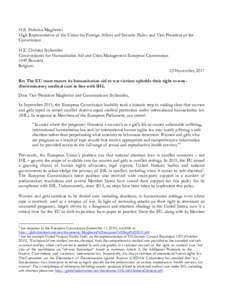 Microsoft Word - Letter on gender-sensitive medical care & IHL Novdocx