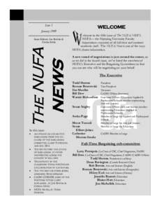 Issue 5  WELCOME January 2009