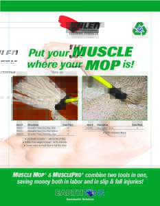 Put your MUSCLE where your MOP is! Item #  Description