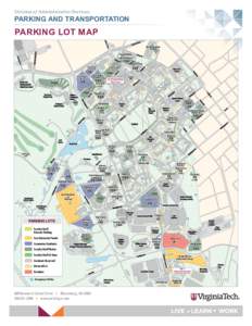 Division of Administrative Services  PARKING AND TRANSPORTATION PARKING LOT MAP North End Center
