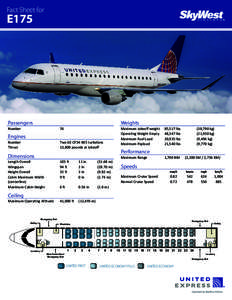 Fact Sheet for  E175 Passengers