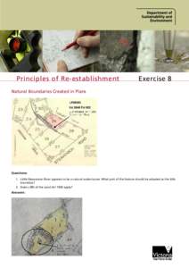Principles of Re-establishment  Exercise 8 Natural Boundaries Created in Plans