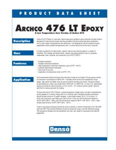 Denso Archco 476 LT Epoxy