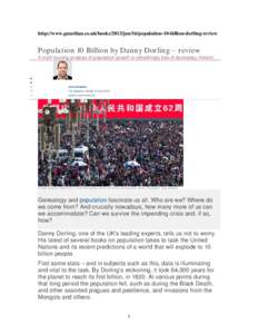 Danny Dorling / Population growth / World population / 7 Billion Actions / Demography / Population / Human geography