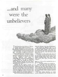 ...and many were the unbelievers J