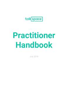       Practitioner  Handbook 