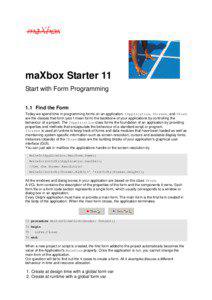 maXbox Starter 11 Start with Form Programming 1.1 Find the Form