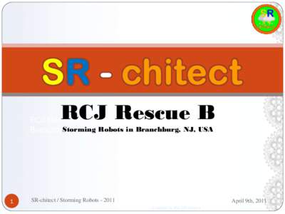 RCJ Rescue B  RCJ Rescue B Primary Team Storming Robots in Branchburg, NJ, USA Branchburg,
