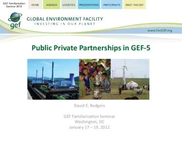 African Development Bank / Global Environment Facility / Paranormal / Forteana / Gef