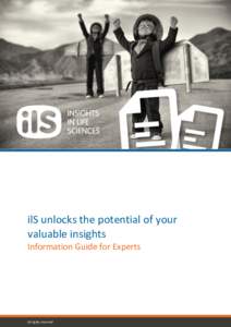 ilS unlocks the potential of your valuable insights Information Guide for Experts All rights reserved