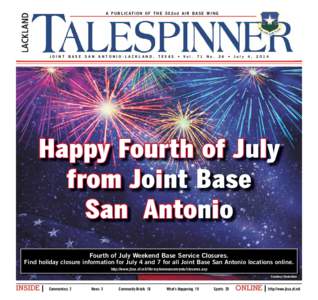 Lackland Talespinner - a publication of the 502nd Air Base Wing