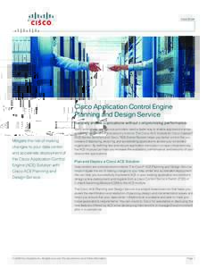 Cisco Application Control Engine Planning and Design Service