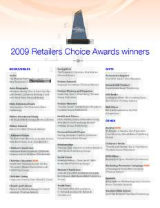 2009 Retailers Choice Awards winners ��� BOOKS/BIBLES Audio The Word of Promise: Next Generation— New Testament (Thomas Nelson)