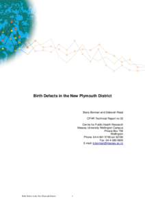 Microsoft Word - Birth Defects in the Taranaki Area