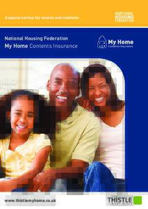 A special service for tenants and residents  National Housing Federation My Home Contents Insurance