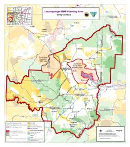 Colorado  Uncompahgre RMP Planning Area Map Extent