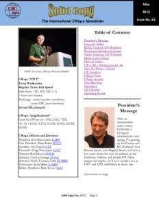 May 2015 Issue No. 64 The International CWops Newsletter