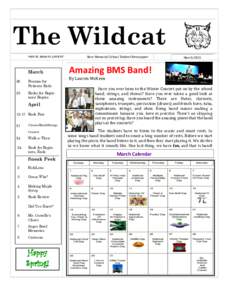 The Wildcat “GET IT, READ IT, LOVE IT” March 30