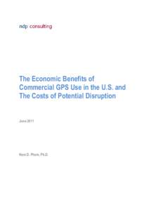 The Economic Benefits of Commercial GPS Use in the U.S. and The Costs of Potential Disruption June 2011