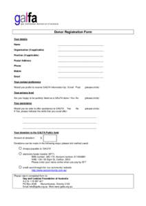 Microsoft Word - Donor registration form GALFA.doc