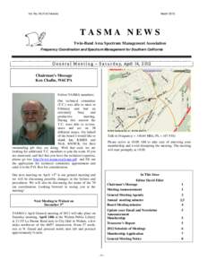 Vol. No. 46 (Full Version)  March 2012 TASMA NEWS Twin-Band Area Spectrum Management Association
