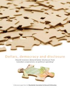 Dollars Democracy Disclosure