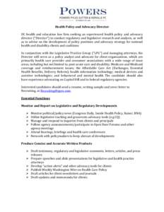 Final Position Description: Health Policy and Advocacy Director (D0558915@xAA4FD).PDF