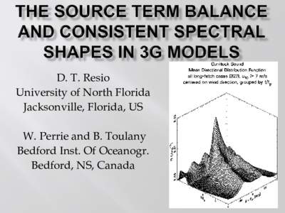 The Source Term Balance and consistent spectral shapes in 3G Models