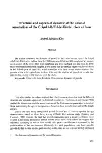 Structure and aspectsof dynamic of the unionid associationsof the Crigul Alb/Feh6r-Kiirtisl river at Ineu Andrei Sdrkdny-Kiss  Abstract