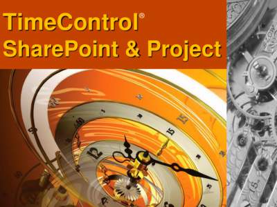 ®  TimeControl SharePoint & Project  HMS History
