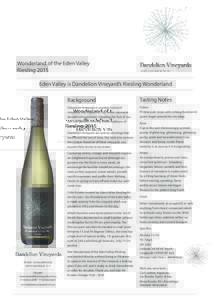 Riesling / South Australian wine / Eden Valley wine region / Wine
