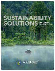 SUSTAINABILITY SOLUTIONS with Infinite POSSIBILITIES