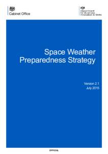 Space Weather Preparedness Strategy
