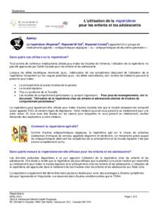 Microsoft Word - risperidone medication information - French Feb 2013 with Tip.doc