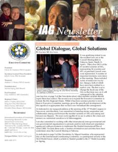 IAG Newsletter Volume 17, No. 2 September[removed]Message from the President