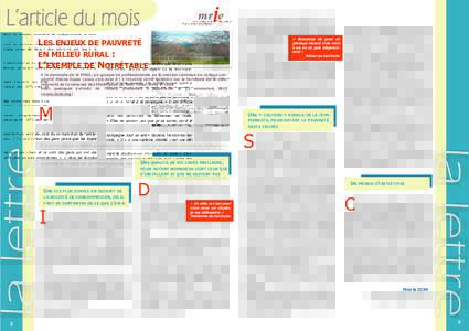A la demande de la MRIE, un groupe de professionnels en formation continue au collège coopératif Rhône-Alpes (www.ccra.asso.fr) a travaillé cette question sur le territoire de la communauté de communes des Montagnes