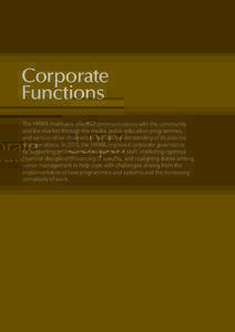 Page 110  Corporate Functions Corporate Functions