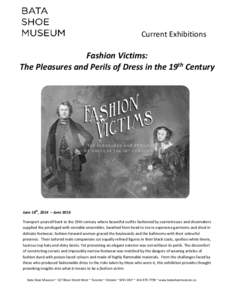 Afgadg  Current Exhibitions Fashion Victims: The Pleasures and Perils of Dress in the 19th Century