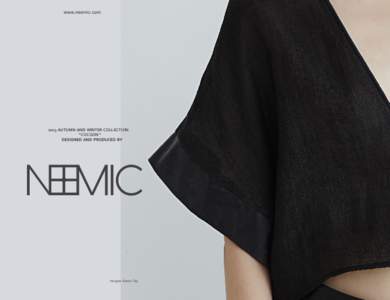 NEEMIC Lookbook Cocoon Collection AW13