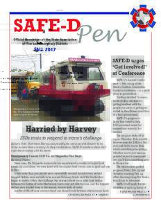 SAFE-D  Pen Official Newsletter of the State Association of Fire and Emergency Districts