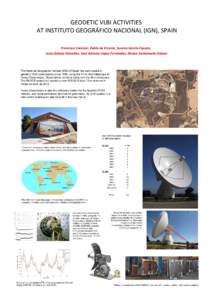 Geodesy / Radio astronomy / Very Long Baseline Interferometry / Yebes / Joint Institute for VLBI in Europe / Astronomy / Interferometry / Radio telescopes