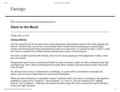 farrago2010: Slave to the Music Farrago ETC (http://union.unimelb.edu.au/farrago2010/etc)